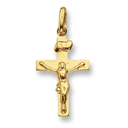 9 carat yellow gold crucifix