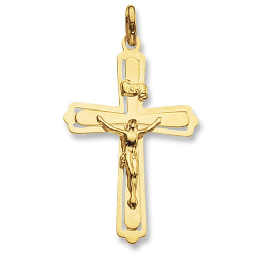 9 carat gold crucifix outlet