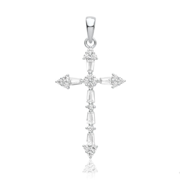 Sterling Silver Arrow Cross