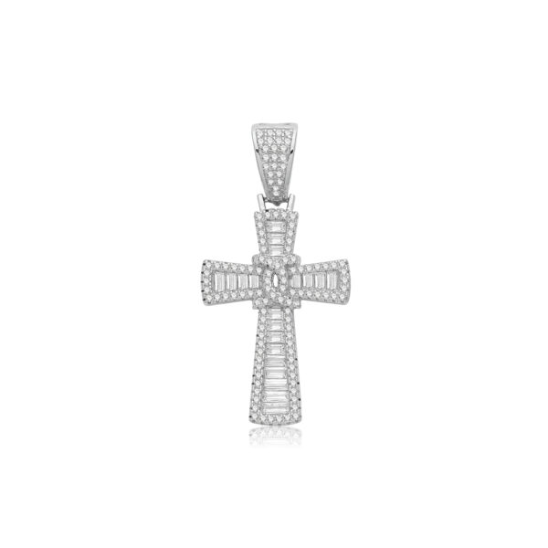 Sterling Silver Fancy Cross