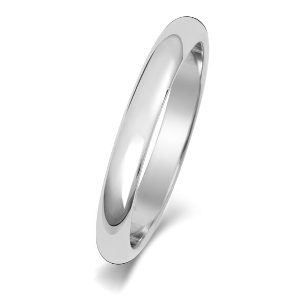 d shape wedding ring band