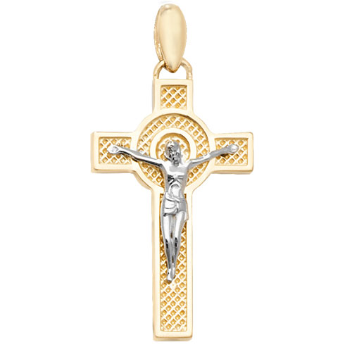 Men's Gold Crosses & Crucifixes