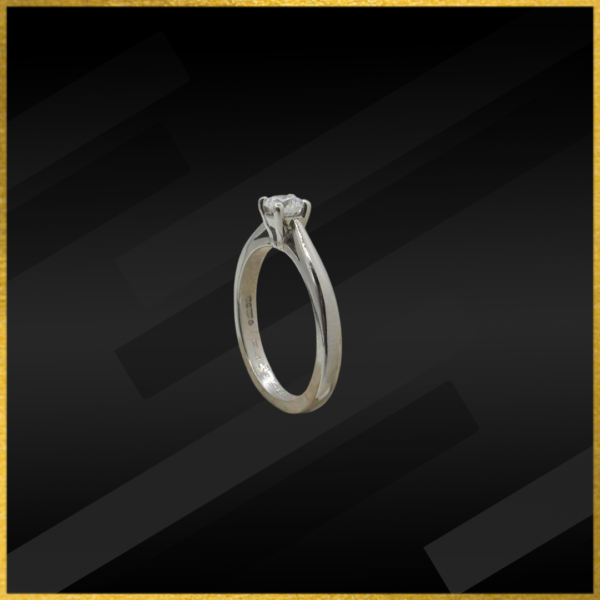 Platinum Diamond Solitaire Ring - Image 2