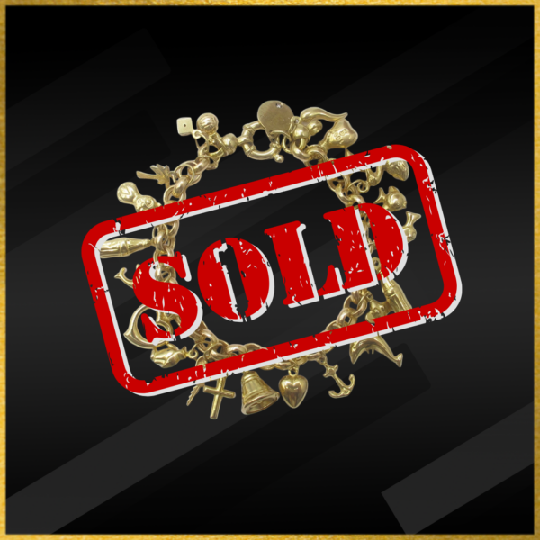 9 Carat Yellow Gold Charm Bracelet