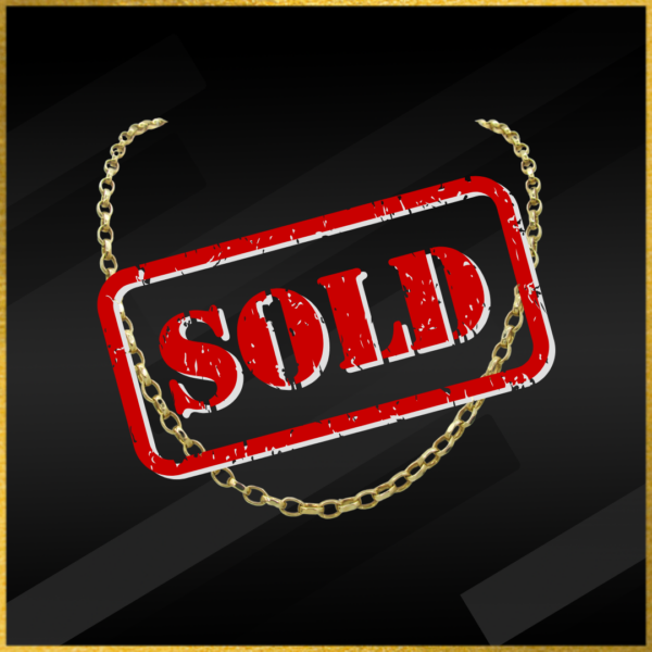 9 Carat Yellow Gold Oval Belcher Chain