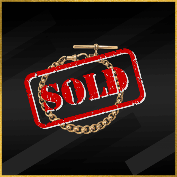 9 Carat Rose Gold Albert Design Bracelet