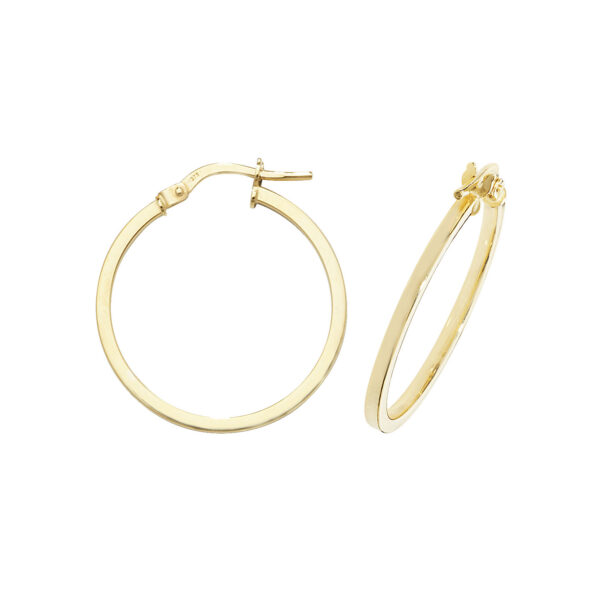9 carat yellow gold earrings