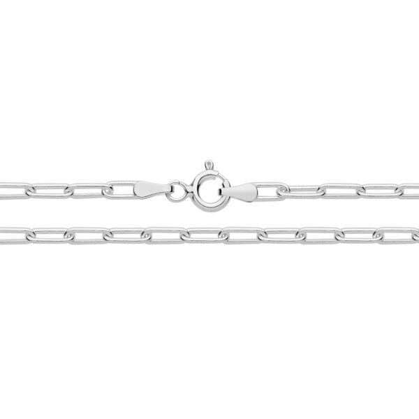 silver paperclip chain