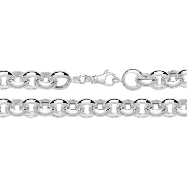 Sterling Silver Hollow Belcher Chain