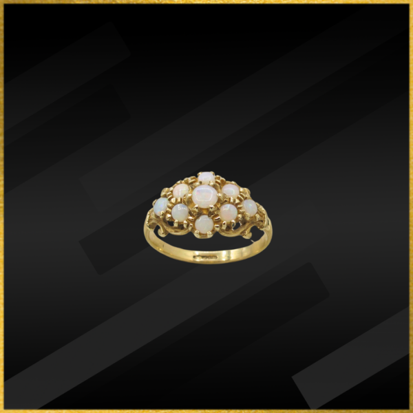 9 Carat Yellow Gold Opal Ring