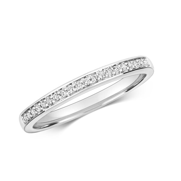 9ct White gold Eternity Ring