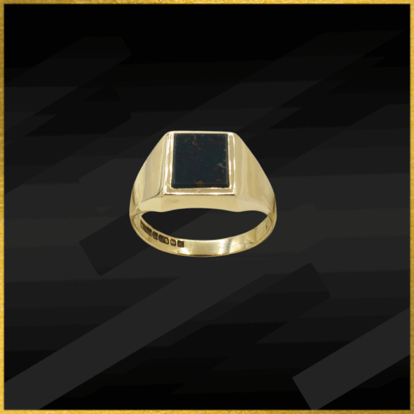 9 Carat Yellow Gold Bloodstone Ring