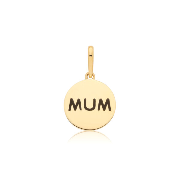 9 carat gold mum pendant