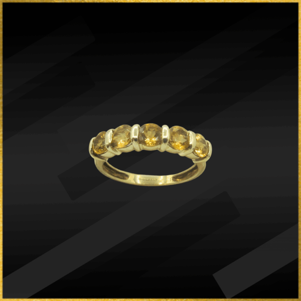 9 Carat Gold Citrine Ring