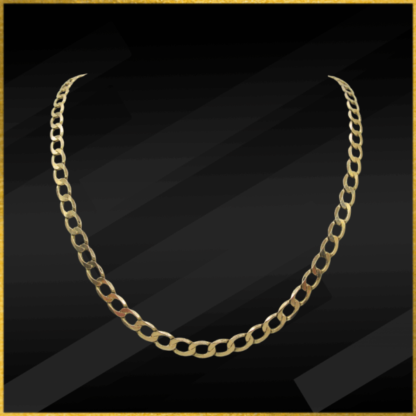 9 Carat Yellow Gold Curb Chain