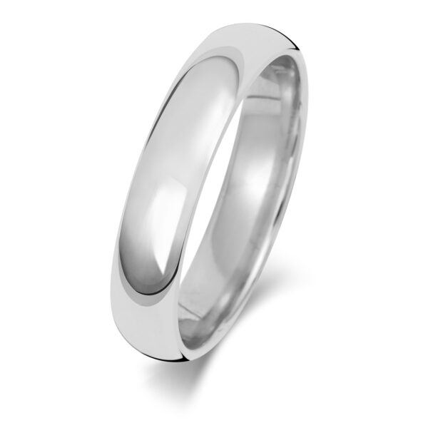 4mm Platinum Court Ring