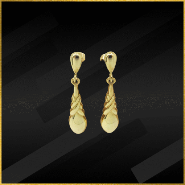 9 Carat Gold Drop Earrings