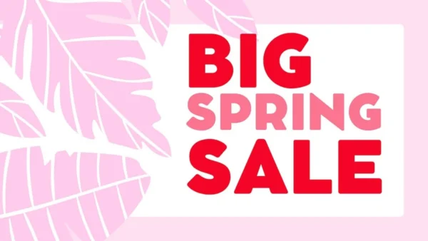 Big Spring Sale