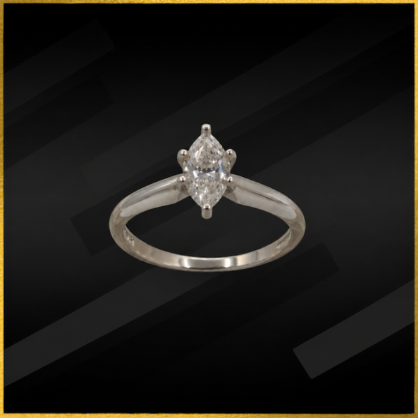 Platinum diamond ring