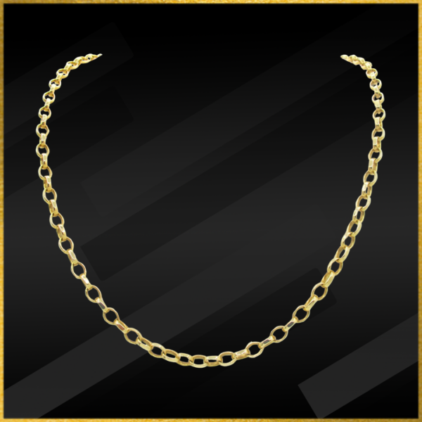 9 carat yellow gold belcher chain