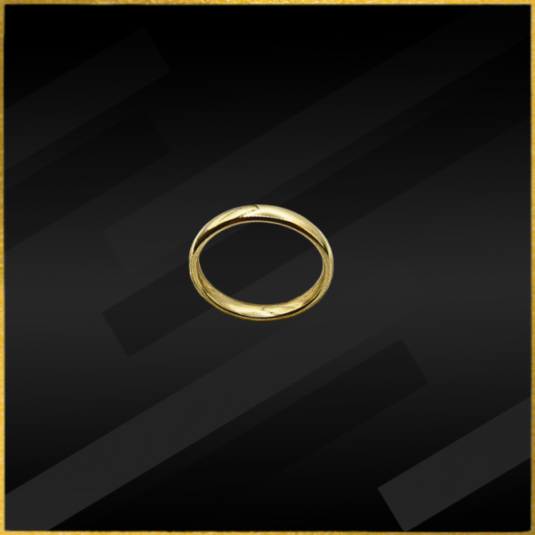 18 carat yellow gold wedding ring