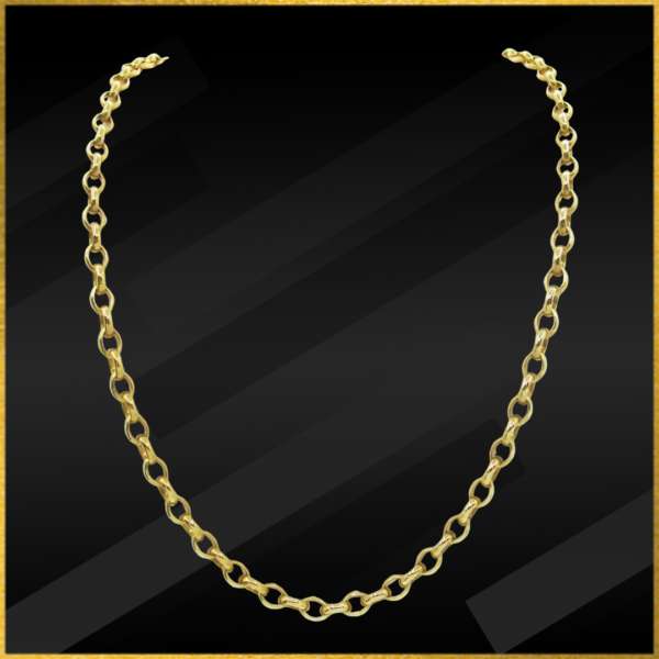 9 carat yellow gold belcher chain
