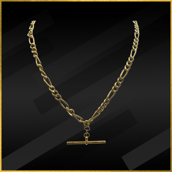 9 carat yellow gold curb bracelet