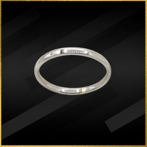 9 carat white gold wedding ring