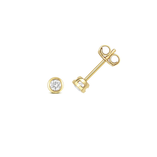 9ct Yellow Gold Stud Earrings