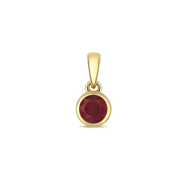 9ct Gold Ruby Pendant