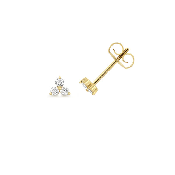 Lab Grown Diamond Trio Stud Earrings