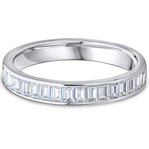 baguette cut diamond wedding ring