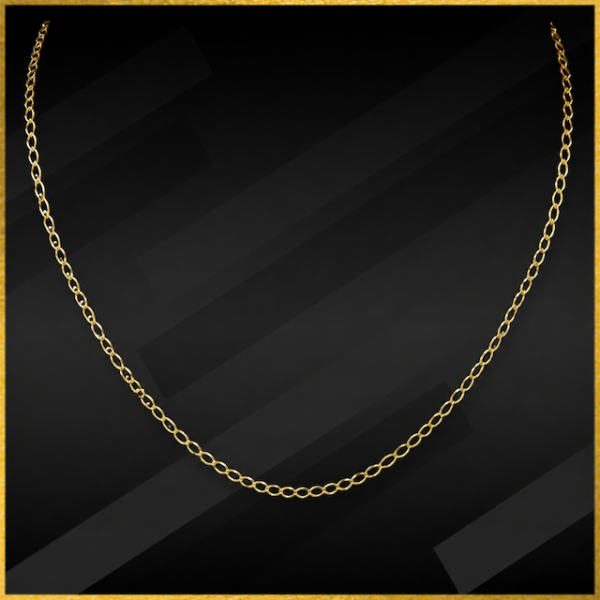 9 carat yellow gold fine chain