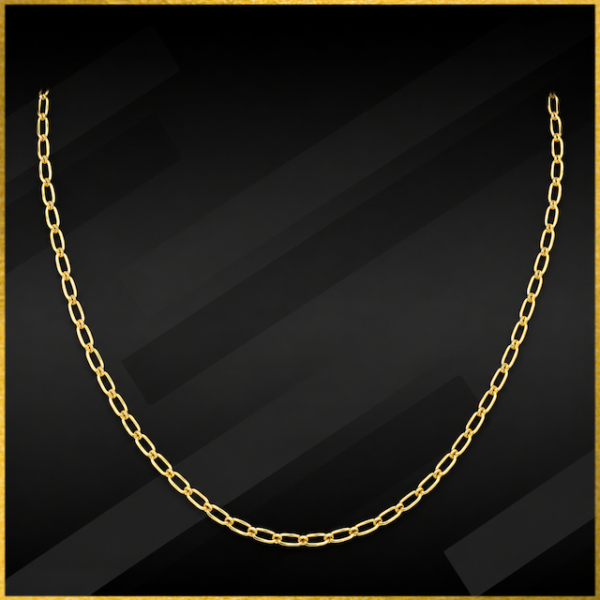 9 carat gold curb chain