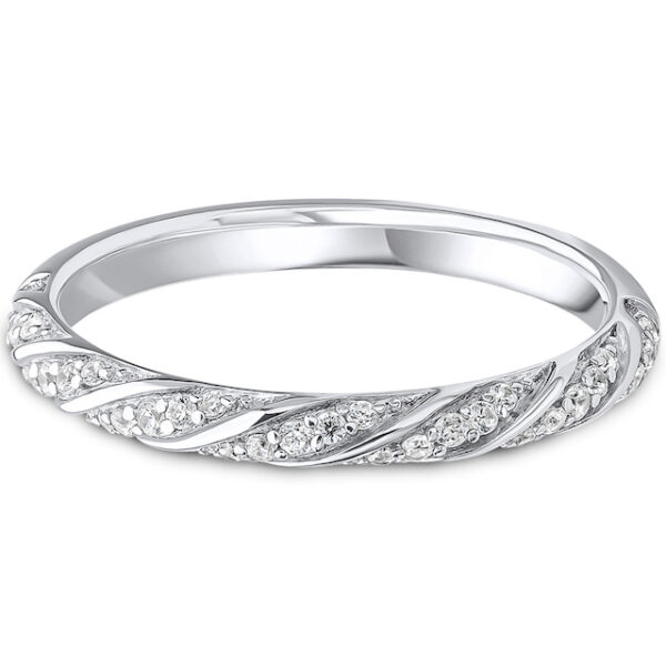 rope twist diamond ring
