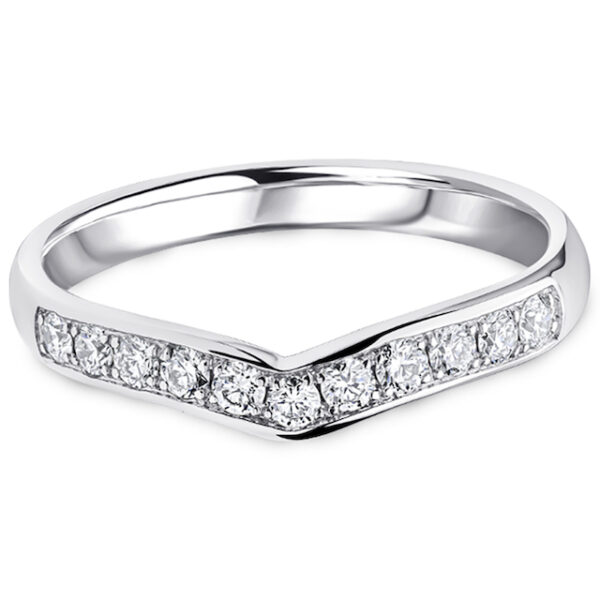 diamond curved band