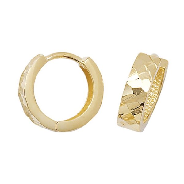 9ct Yellow Gold Huggie Earrings