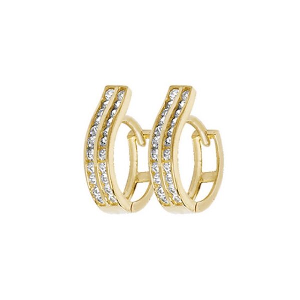 9ct Yellow Gold Huggie Earrings