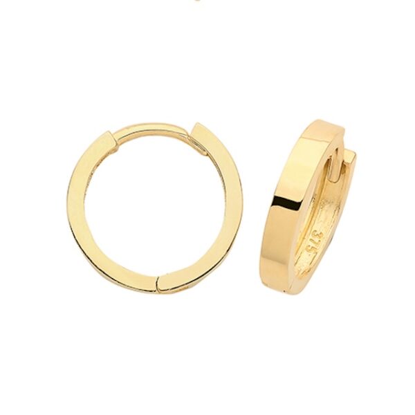 9ct Yellow Gold Huggie earrings