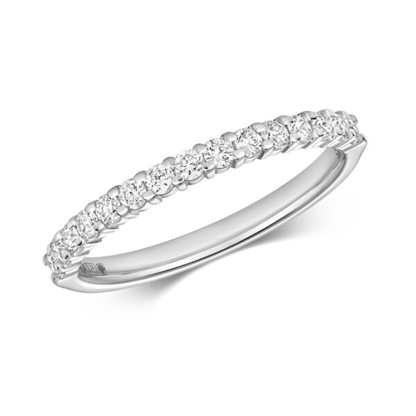 9 carat white gold diamond ring