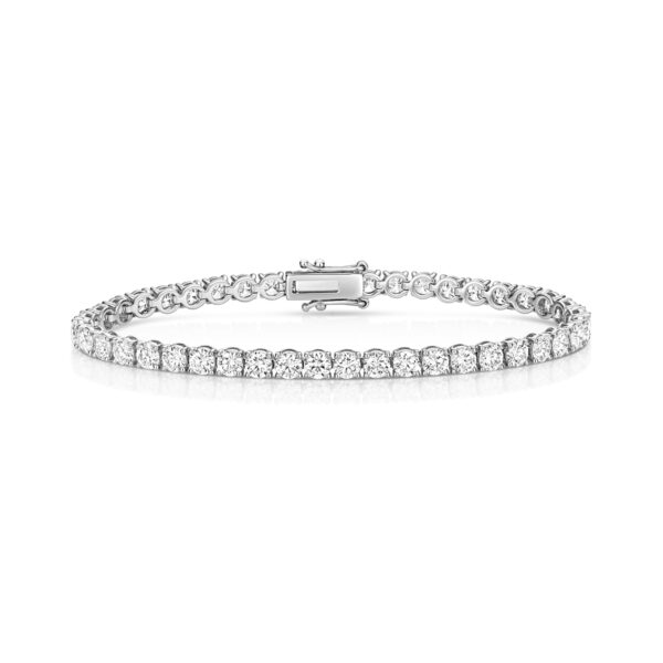 lab grown diamond tennis line bracelet